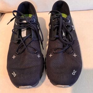 On Running Cloud X Black Sneakers 10.5